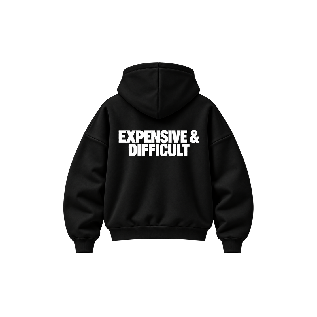 Be Autyst Expensive & Difficult Black Hoodie