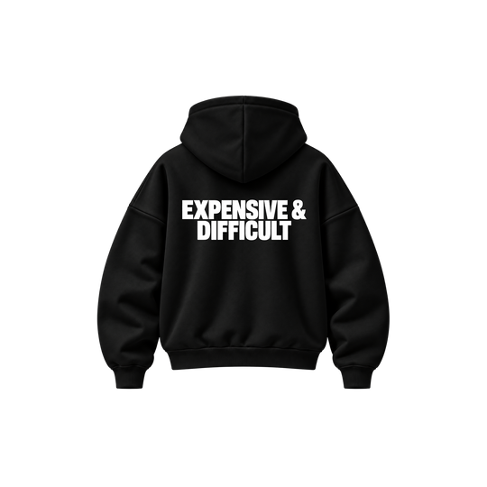Be Autyst Expensive & Difficult Black Hoodie