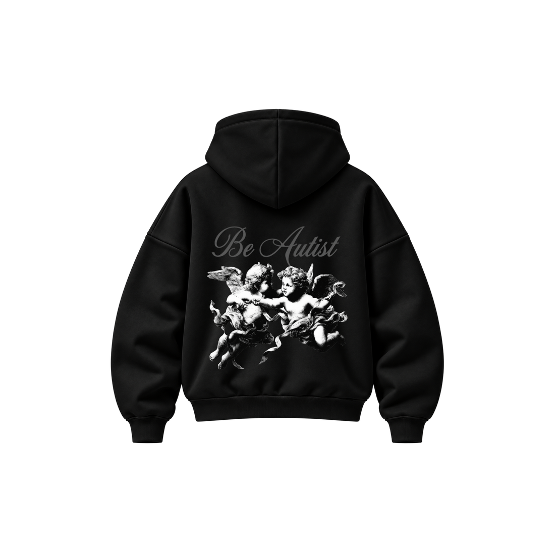 Be Autyst Fallen Angels Black Hoodie