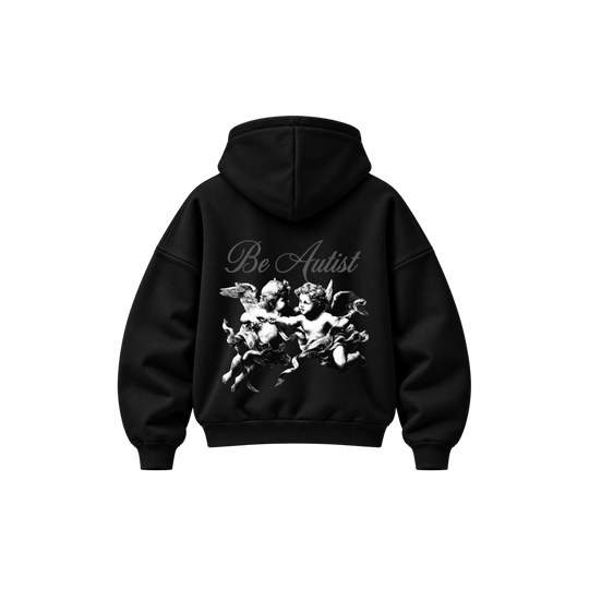 Be Autyst Fallen Angels Black Hoodie