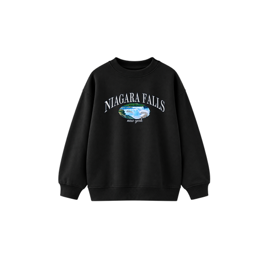 Be Autyst Falls District Black Sweatshirt