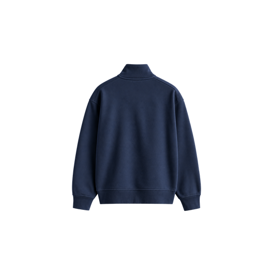Be Autyst Falls District Navy Quarter-Zip Sweatshirt
