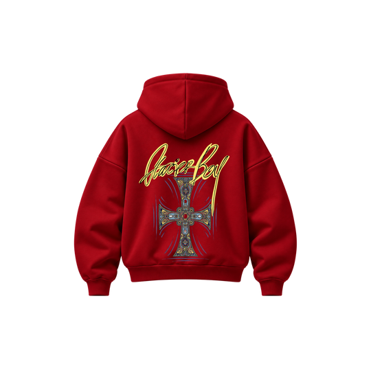 Be Autyst Glacier Boy Red Hoodie