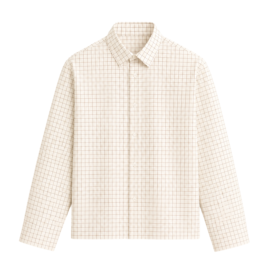 Be Autyst Ivory Check Shirt
