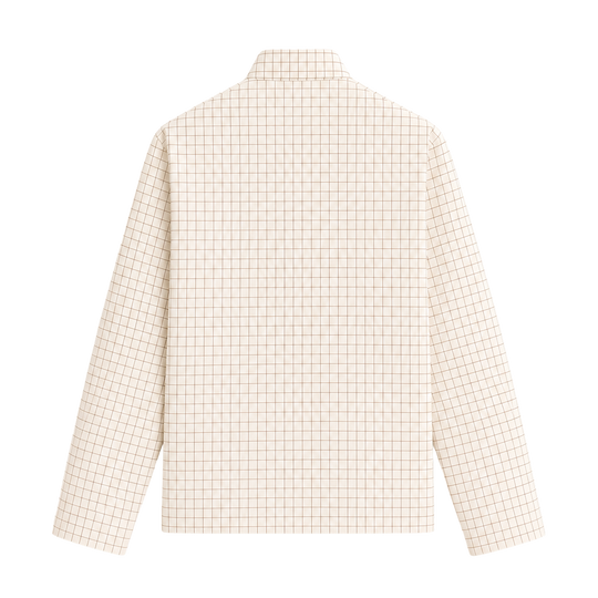 Be Autyst Ivory Check Shirt