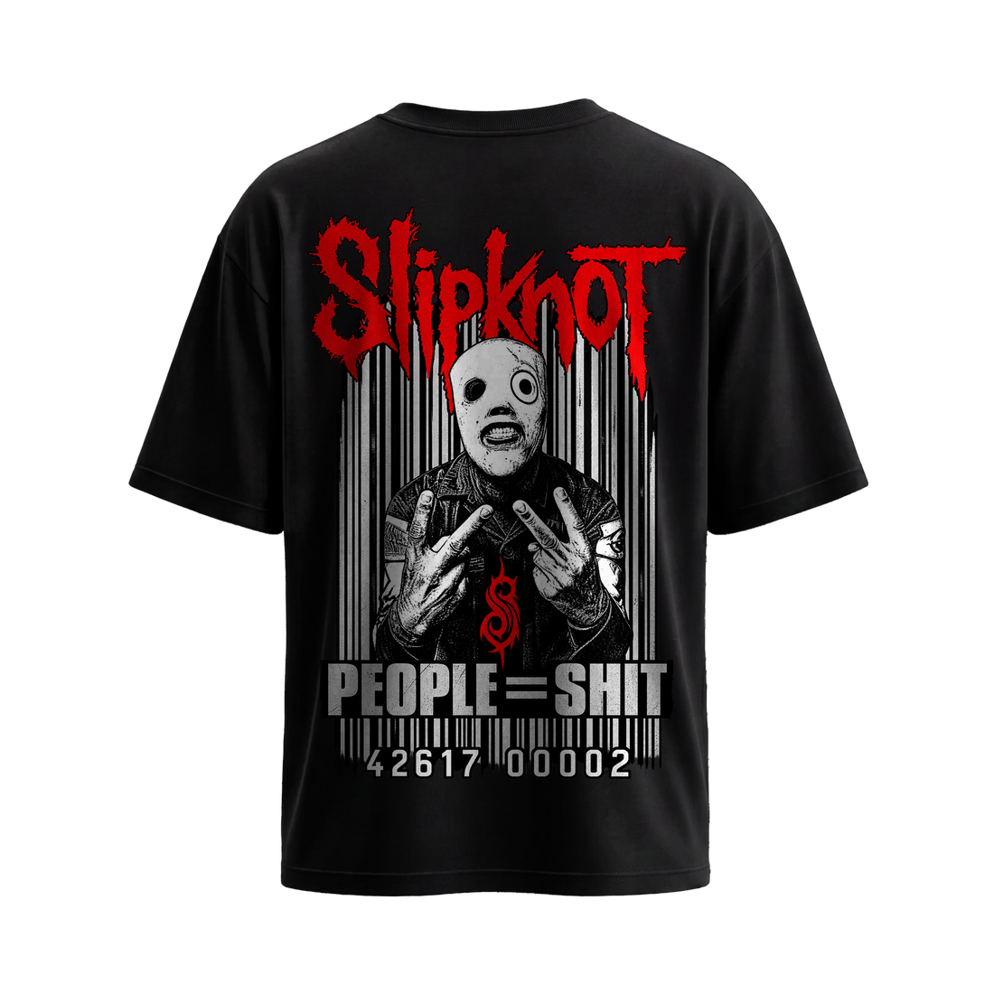 Be Autyst Slipknot People Shit Black T-Shirt
