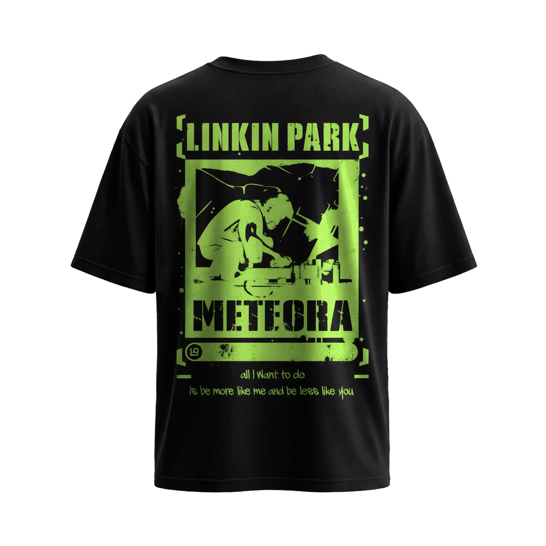 Be Autyst Linkin Park Meteora Black T-Shirt