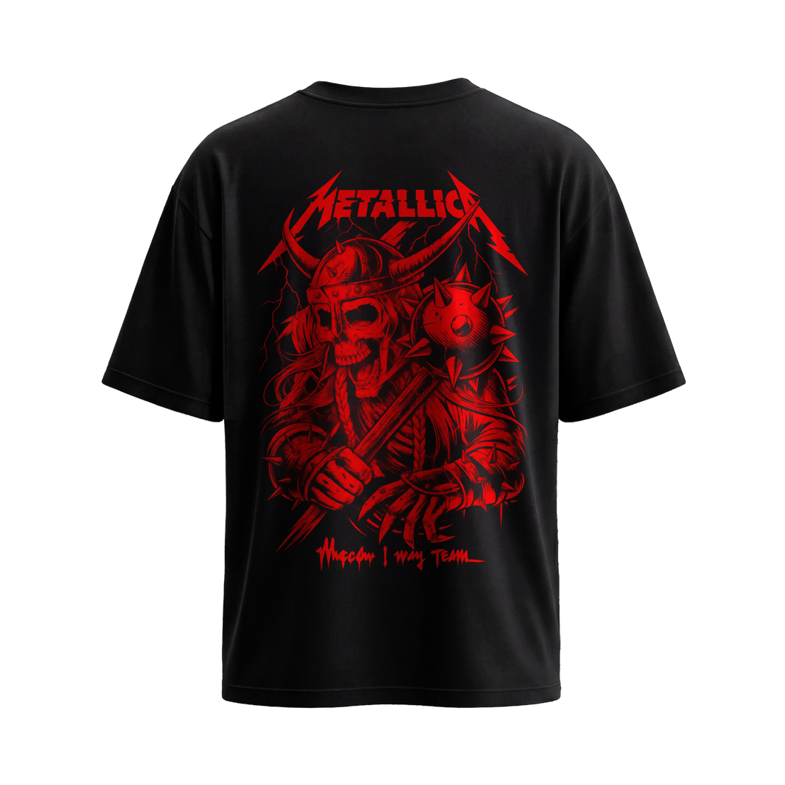 Be Autyst Metallica Demon Black T-Shirt