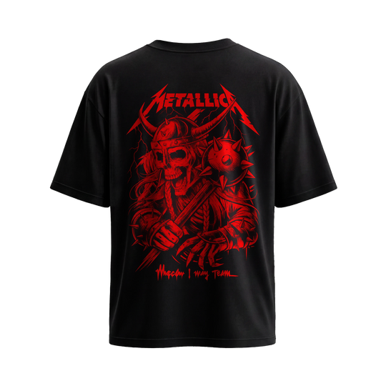 Be Autyst Metallica Demon Black T-Shirt