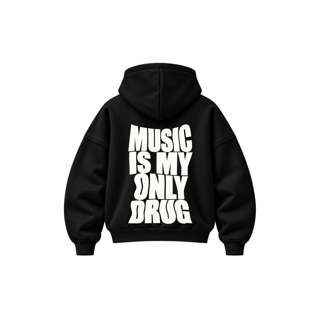 Be Autyst Music Drug Black Hoodie