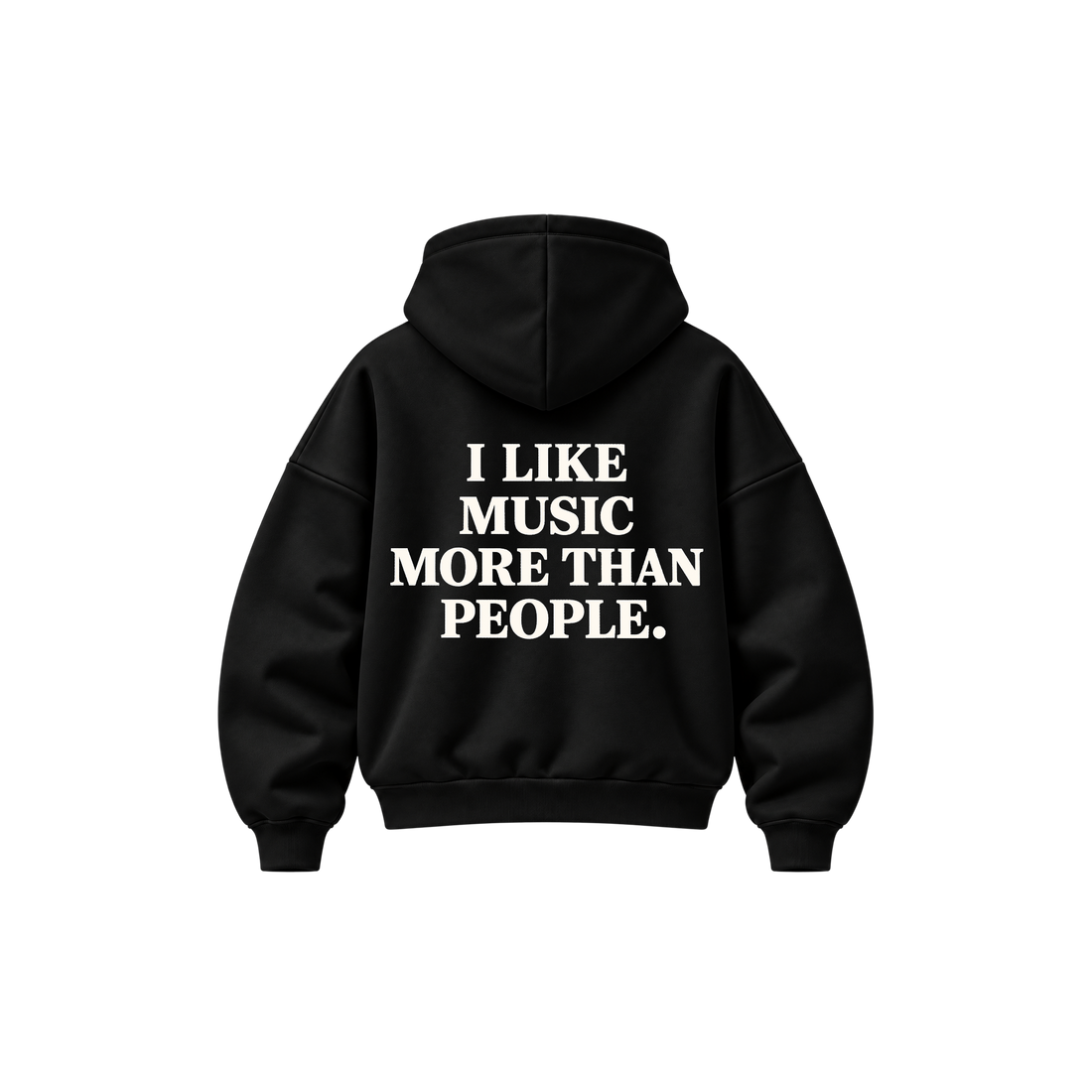 Be Autyst Music Lover Black Hoodie