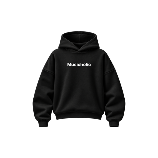 Be Autyst Musicholic Black Hoodie