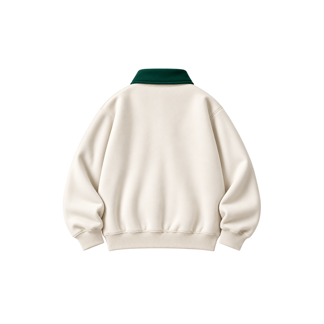 Be Autyst New York Off White Quarter-Zip Sweatshirt