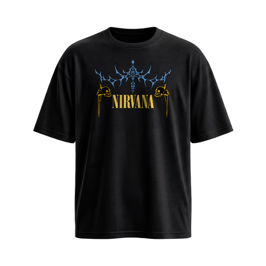 Be Autyst Nirvana 93 Black T-Shirt