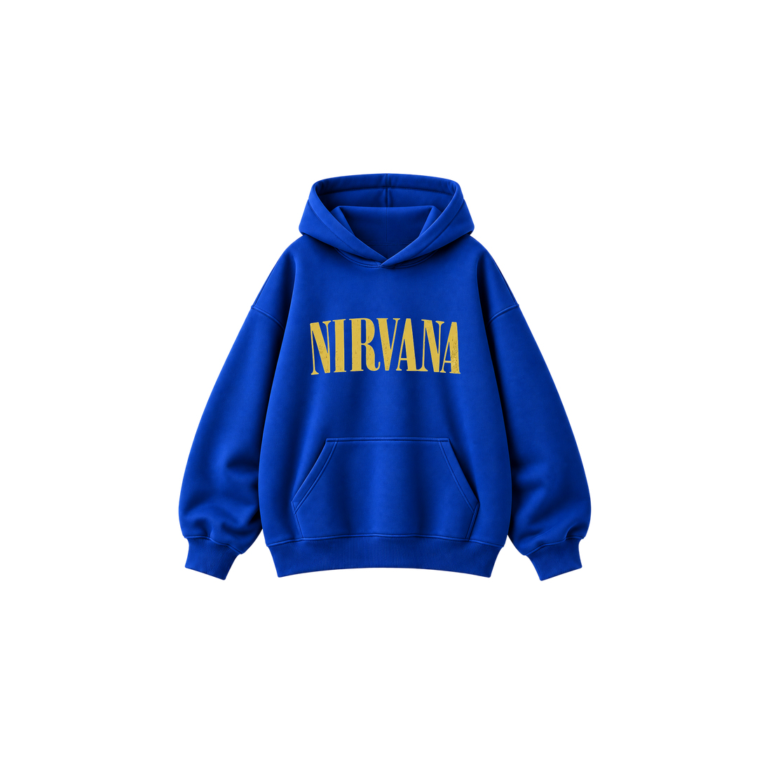 Be Autyst Nirvana Archive Blue Fleece Hoodie