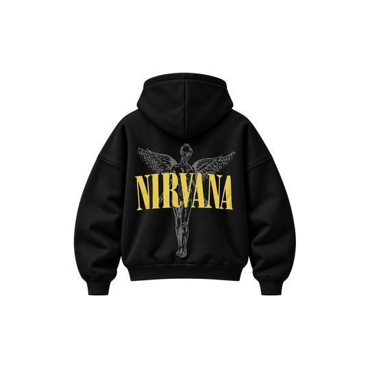 Be Autyst Nirvana Theory Black Hoodie