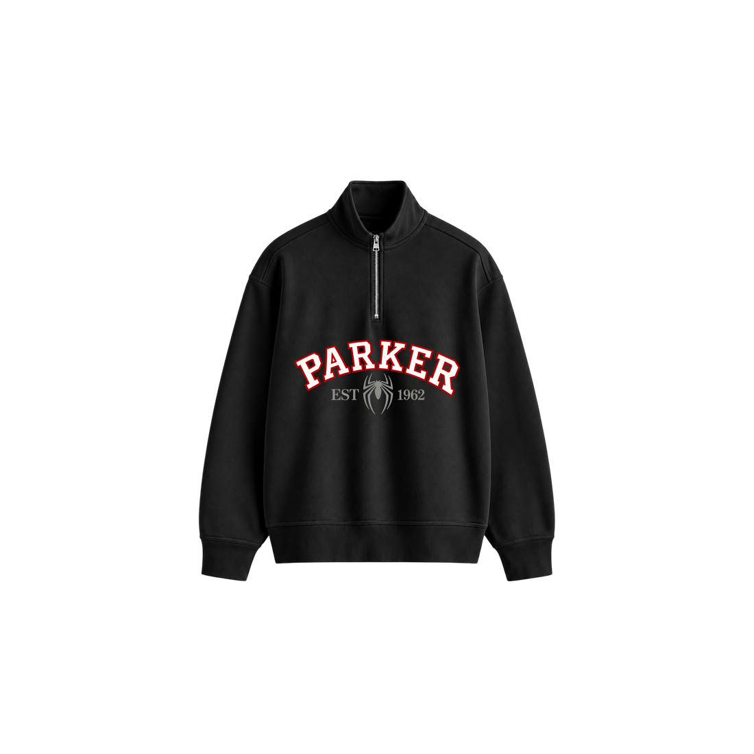 Be Autyst Parker Varsity Black Zip-Up Sweatshirt