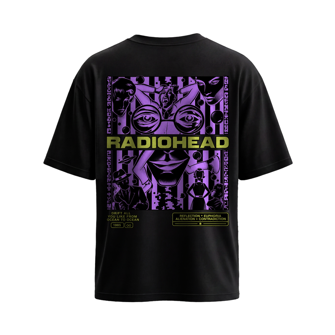 Be Autyst Radiohead 2.0 Black T-Shirt