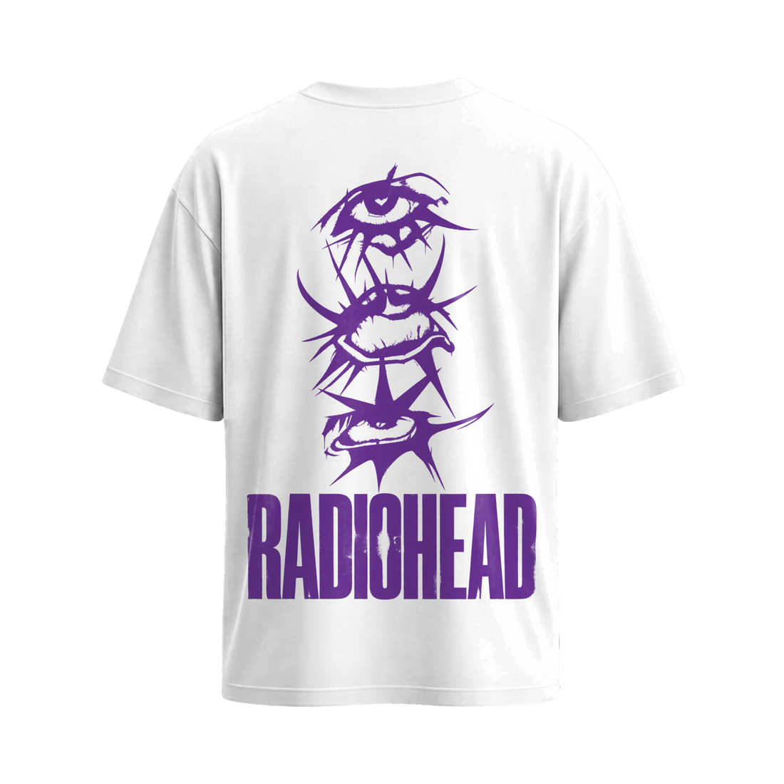 Be Autyst Radiohead White T-Shirt