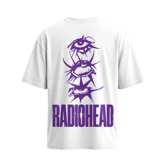 Be Autyst Radiohead White T-Shirt