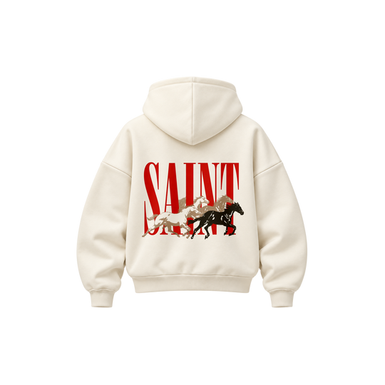Be Autyst Saint Renegade Off White Hoodie