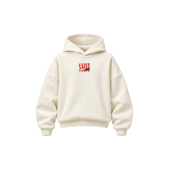 Be Autyst Saint Renegade Off White Hoodie