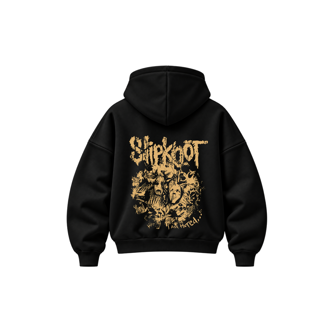 Be Autyst Slipknot Chaos II Black Hoodie