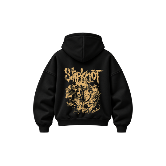 Be Autyst Slipknot Chaos II Black Hoodie