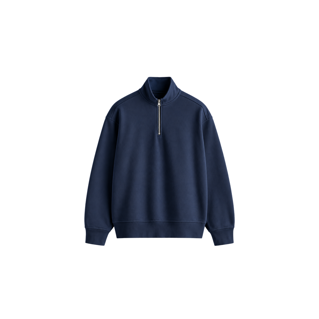 Be Autyst Static Noise Navy Quarter Zip Sweatshirt