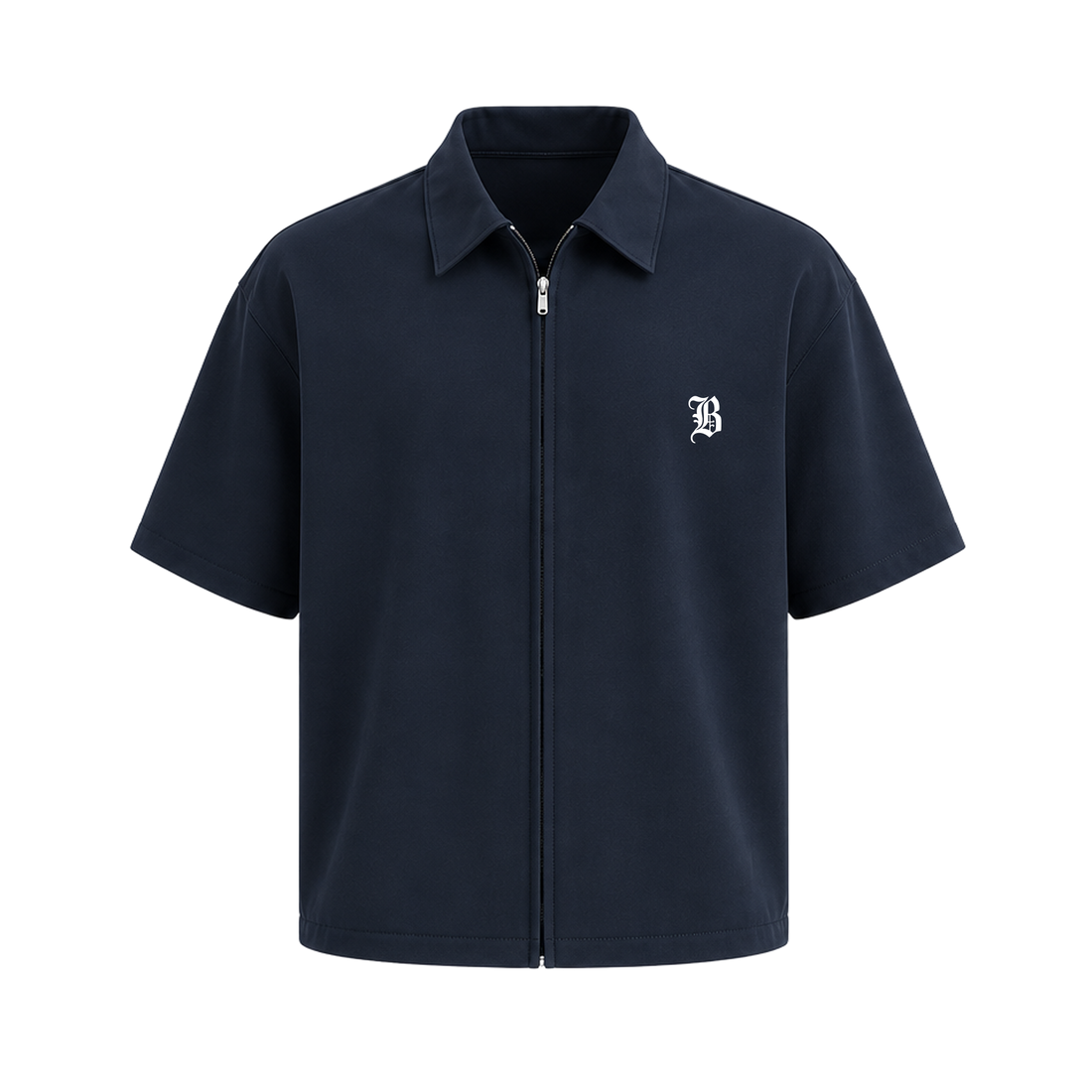 Be Autyst The Fern Midnight Zip Polo