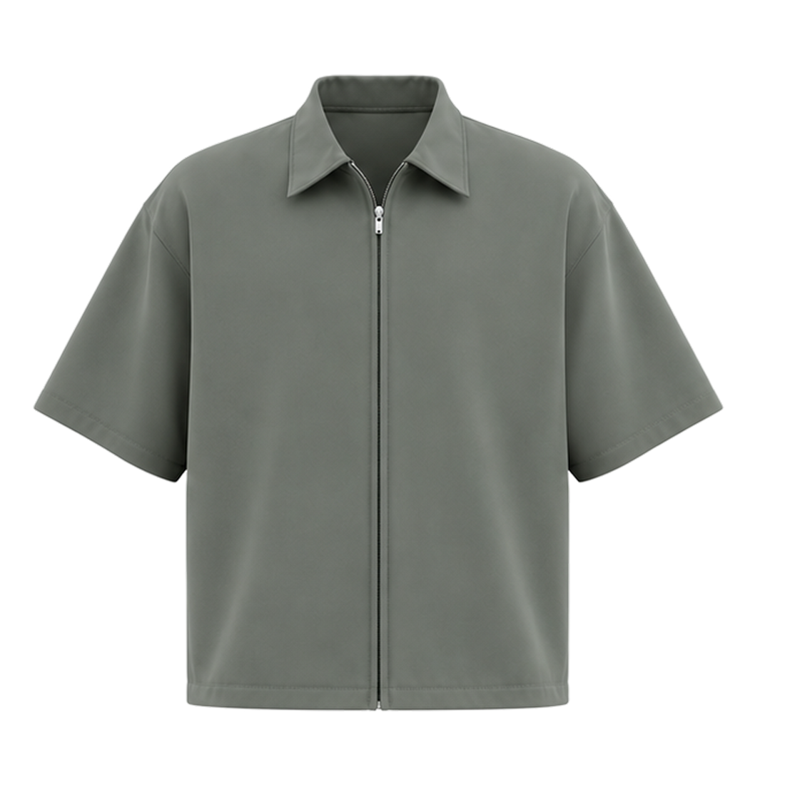 Be Autyst The Fern Olive Zip Polo