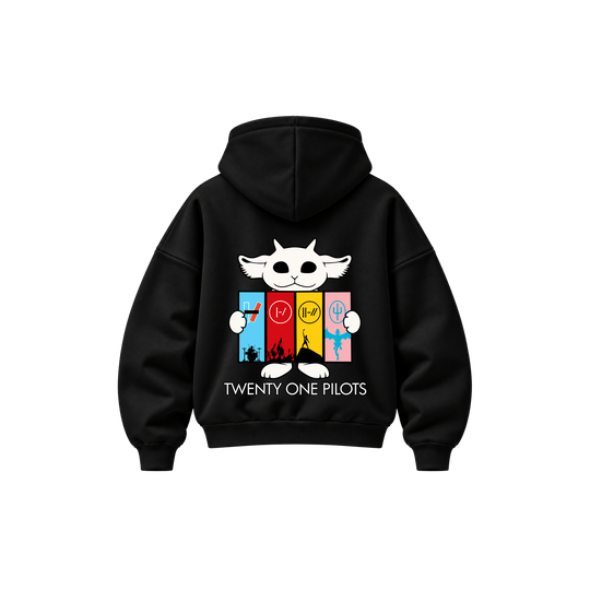 Be Autyst Twenty One Pilots Blurryface Black Hoodie