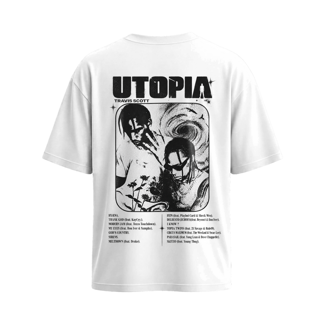 Be Autyst Utopia White T-Shirt