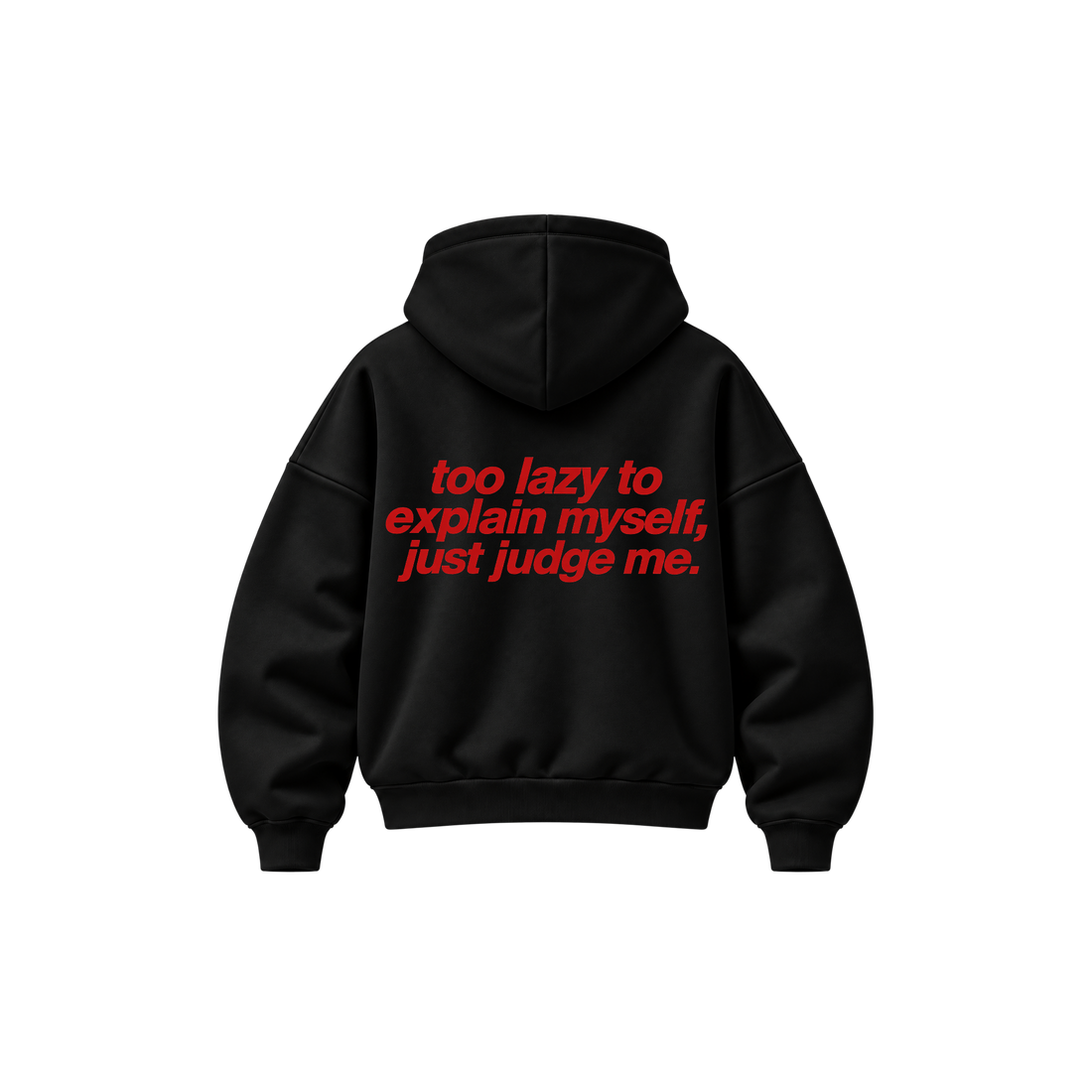 Be Autyst Zero Judgement Black Hoodie