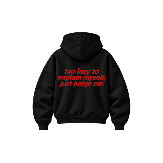 Be Autyst Zero Judgement Black Hoodie