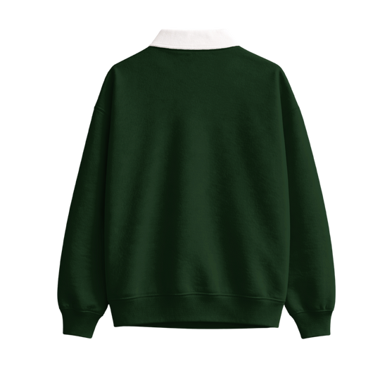 Be Autyst Green Polo Sweatshirt