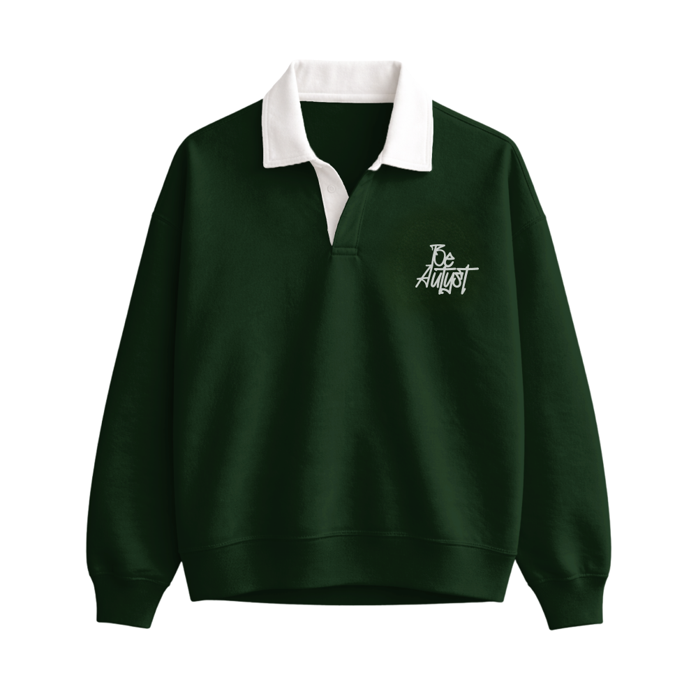 Be Autyst Green Polo Sweatshirt