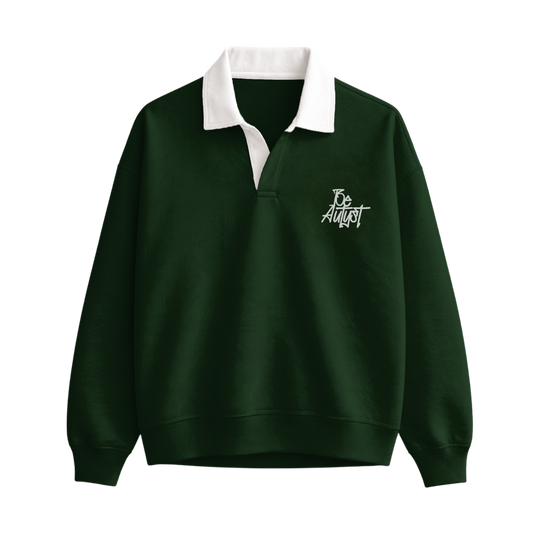 Be Autyst Green Polo Sweatshirt