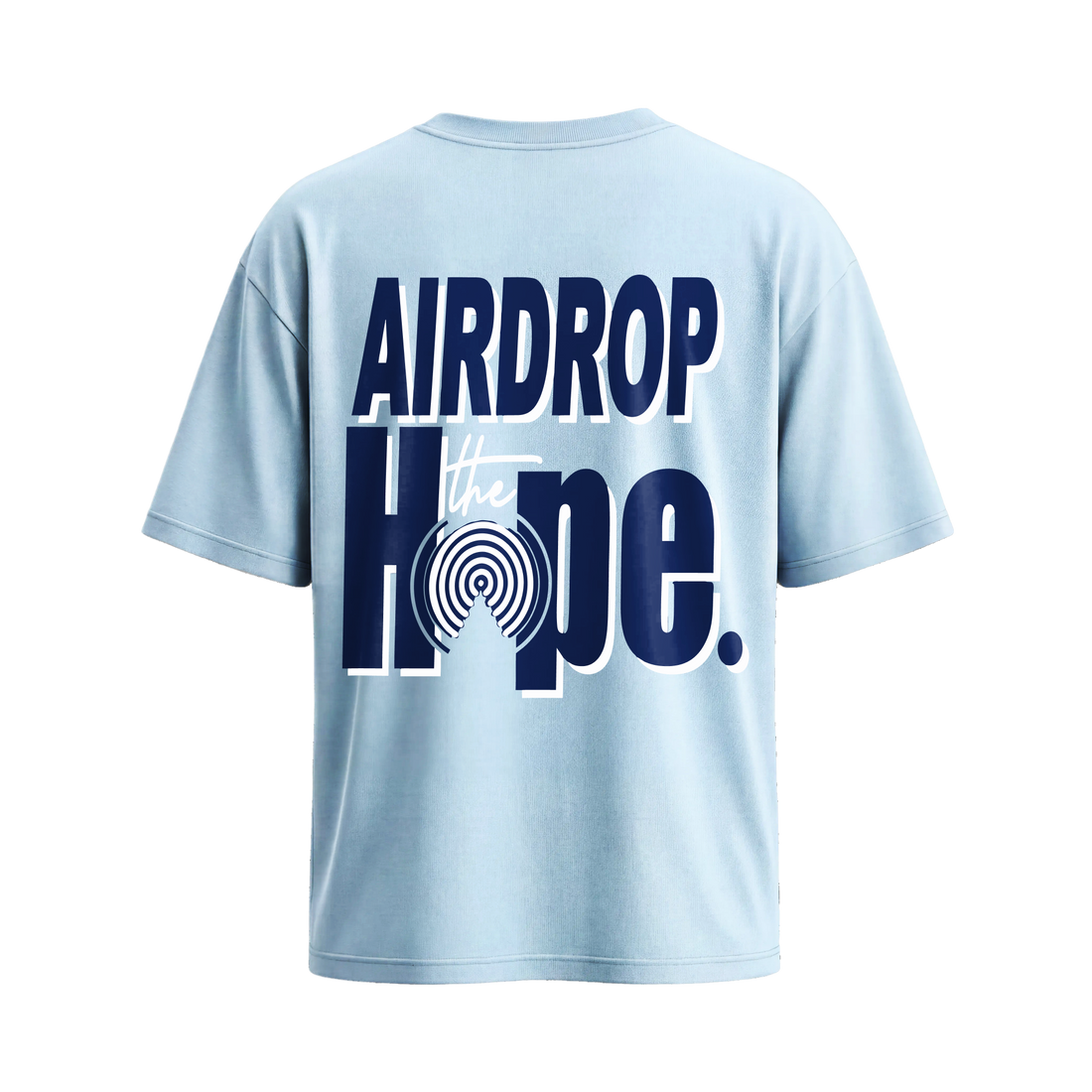 Be Autyst Airdrop Hope Ice Blue T-Shirt