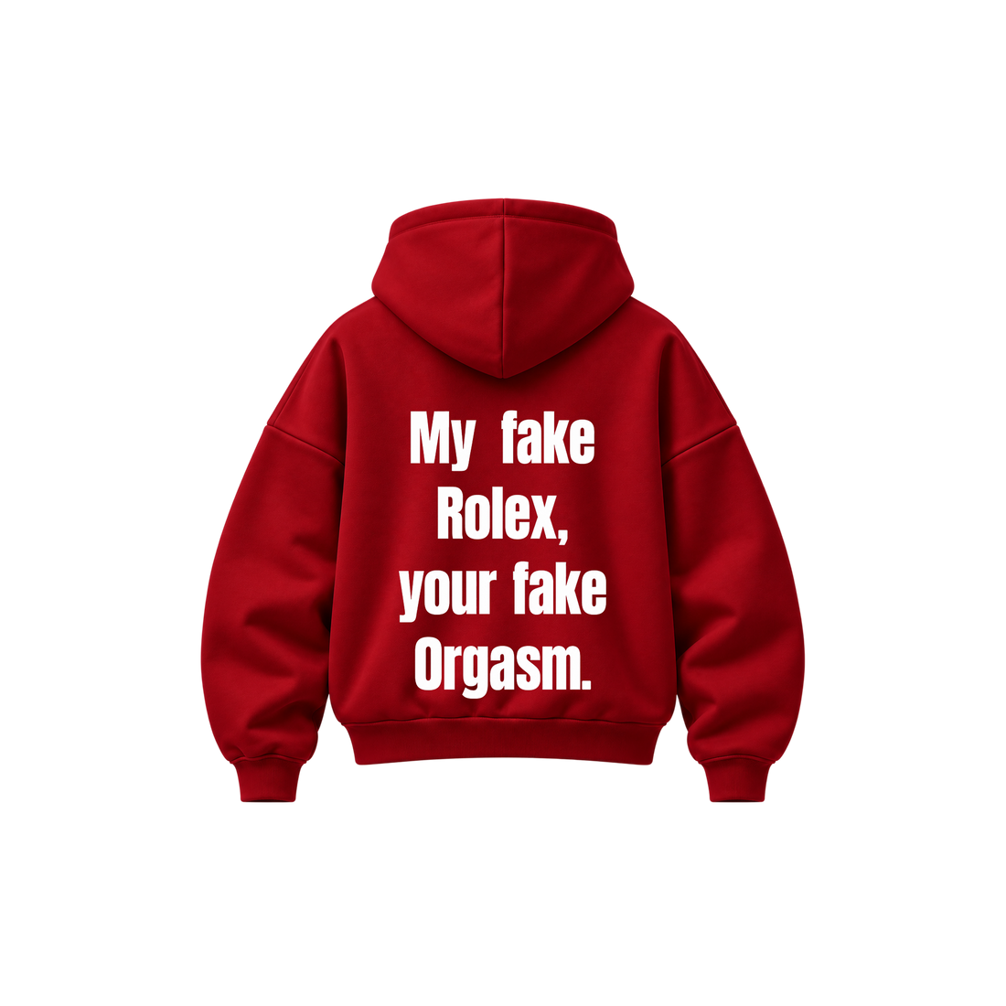 Be Autyts Brutal Truth Red Hoodie