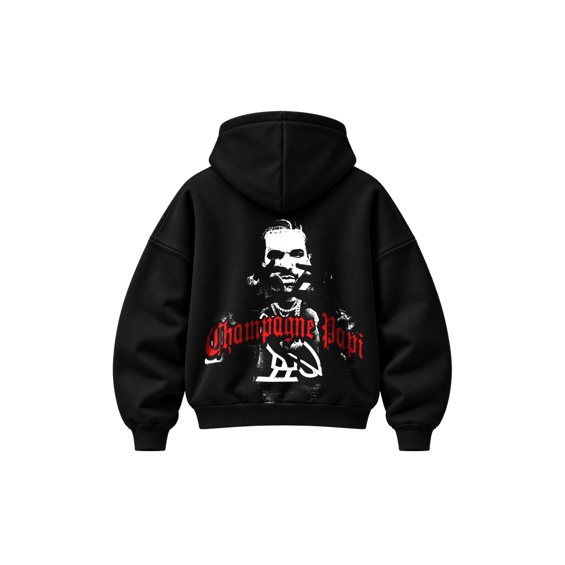 Be Autyts Champagne Papi Black Hoodie