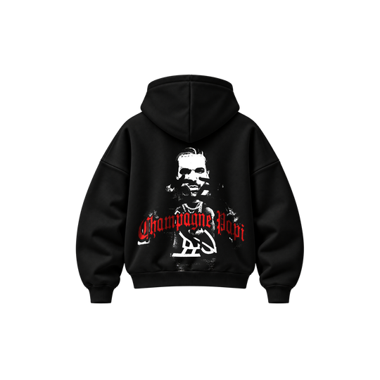 Be Autyts Champagne Papi Black Hoodie