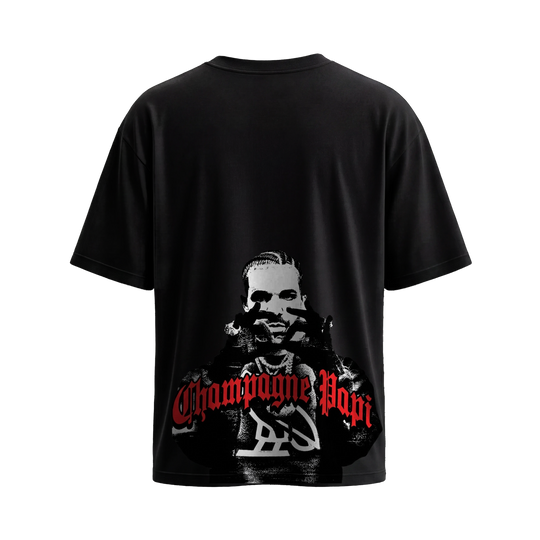 Be Autyst Champagne Papi Black T-Shirt