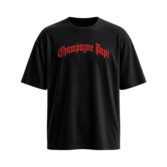 Be Autyst Champagne Papi Black T-Shirt