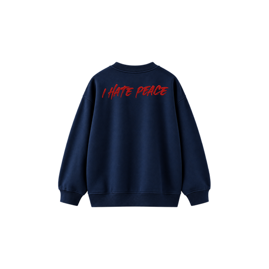 Be Autyts Chaos Theory Navy Sweatshirt