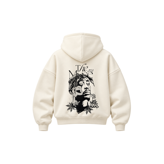 Be Autyts Culture Muse Off White Hoodie
