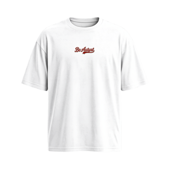 Be Autyst Divine Wings White T-Shirt