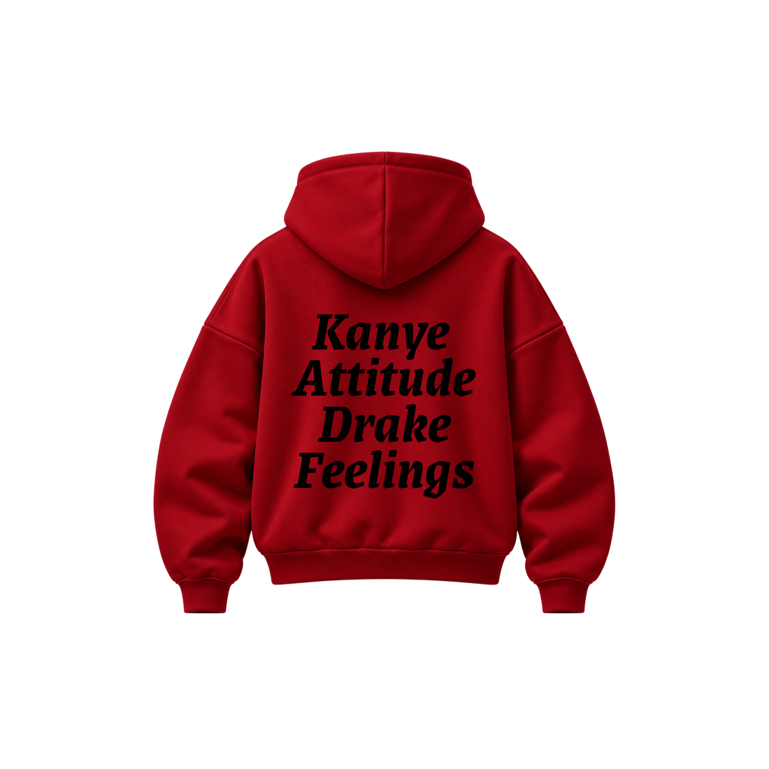 Be Autyts Dual Energy Red Hoodie