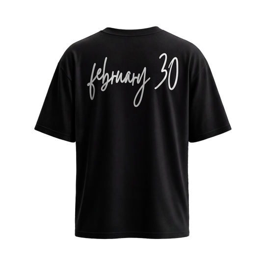 Be Autyst Feb 30 Black T-Shirt