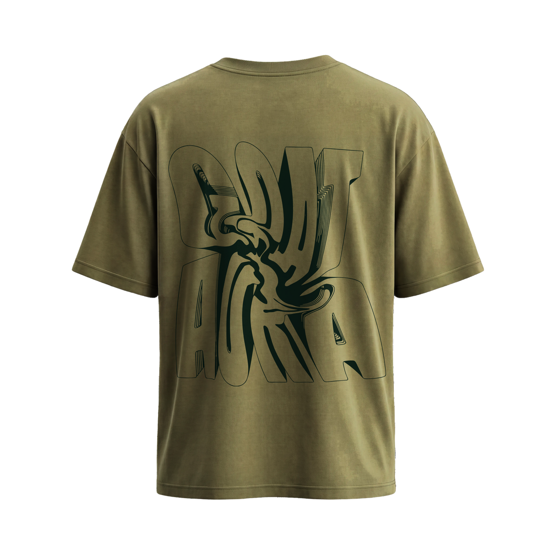 Be Autyst Goat Aura Olive T-Shirt